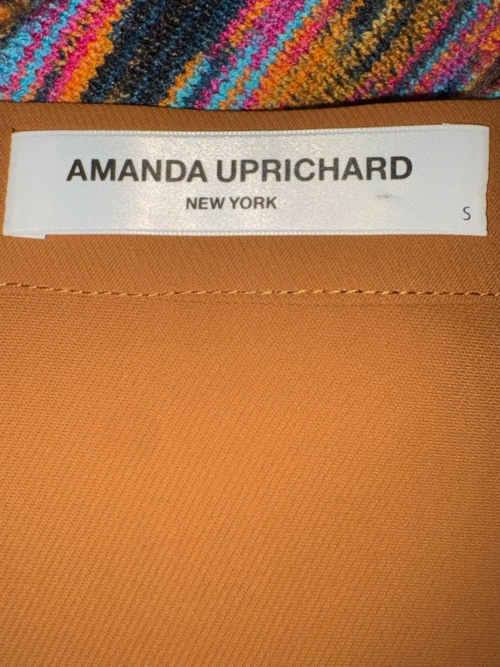 LN Amanda Uprichard Tessa Umber Brown Ruffle Wrap Midi Skirt - S